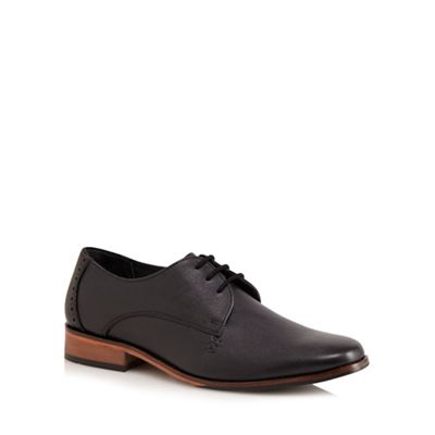 Lotus Since 1759 Black 'Henderson' leather Derby shoes